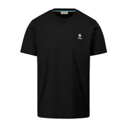 Sandbanks Logo Badge Slim Fit Black T-Shirt