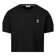 Sandbanks Logo Badge Slim Fit Black T-Shirt