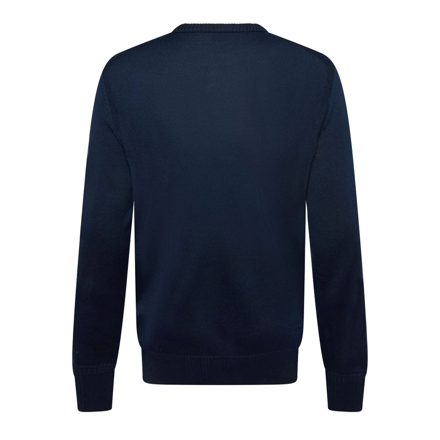 BOSS Avac C Knitted Navy Sweatshirt