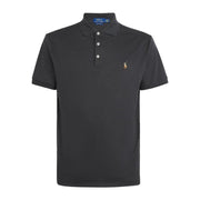 Polo Ralph Lauren Embroidered Pony Black Heather Polo Shirt