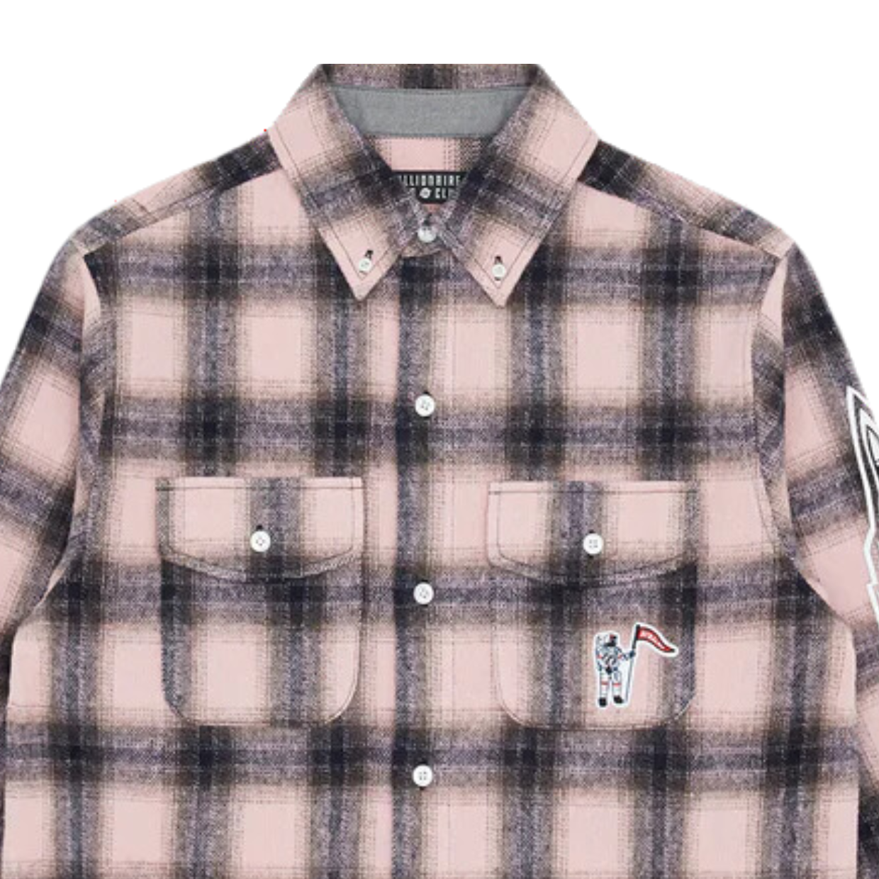 Billionaire Boys Club Pink Check Shirt