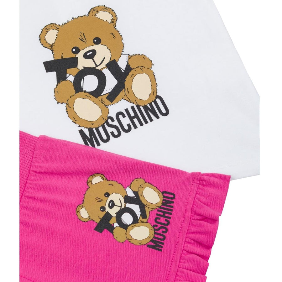 Moschino Baby Teddy Bear Logo T-Shirt & Short Set