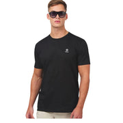 Sandbanks Logo Badge Slim Fit Black T-Shirt