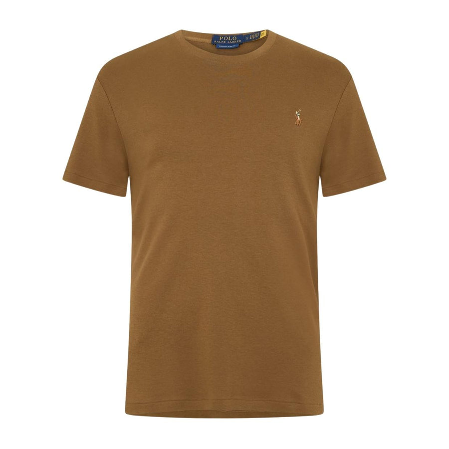 Polo Ralph Lauren Embroidered Logo Brown T-Shirt