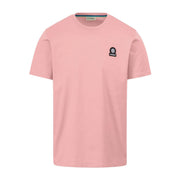 Sandbanks Logo Badge Slim Fit Dusty Pink T-Shirt