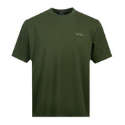 Paul Smith Embroidery Logo Oversized Fit Green T-Shirt