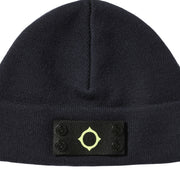 MA.STRUM Logo Badge Ink Navy Beanie