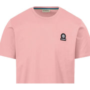 Sandbanks Logo Badge Slim Fit Dusty Pink T-Shirt