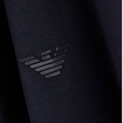Emporio Armani Lyocell Blend Jersey Navy Polo Shirt