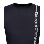 Emporio Armani Bodywear Side Logo Navy T-Shirt