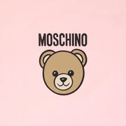 Moschino Baby Print Teddy Bear Pink Blanket