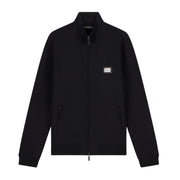 Emporio Armani Regular Fit Logo Plaque Zip Sweatshirt