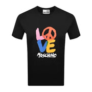 Love Moschino Printed Logo Black T-Shirt