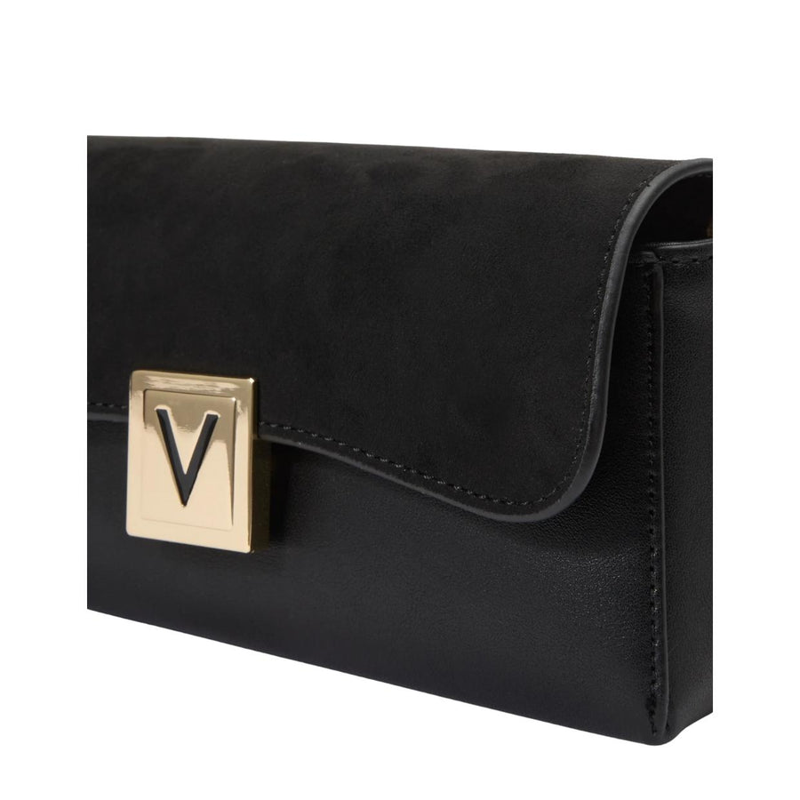 Valentino Bags Evissa Flap Black Shoulder Bag