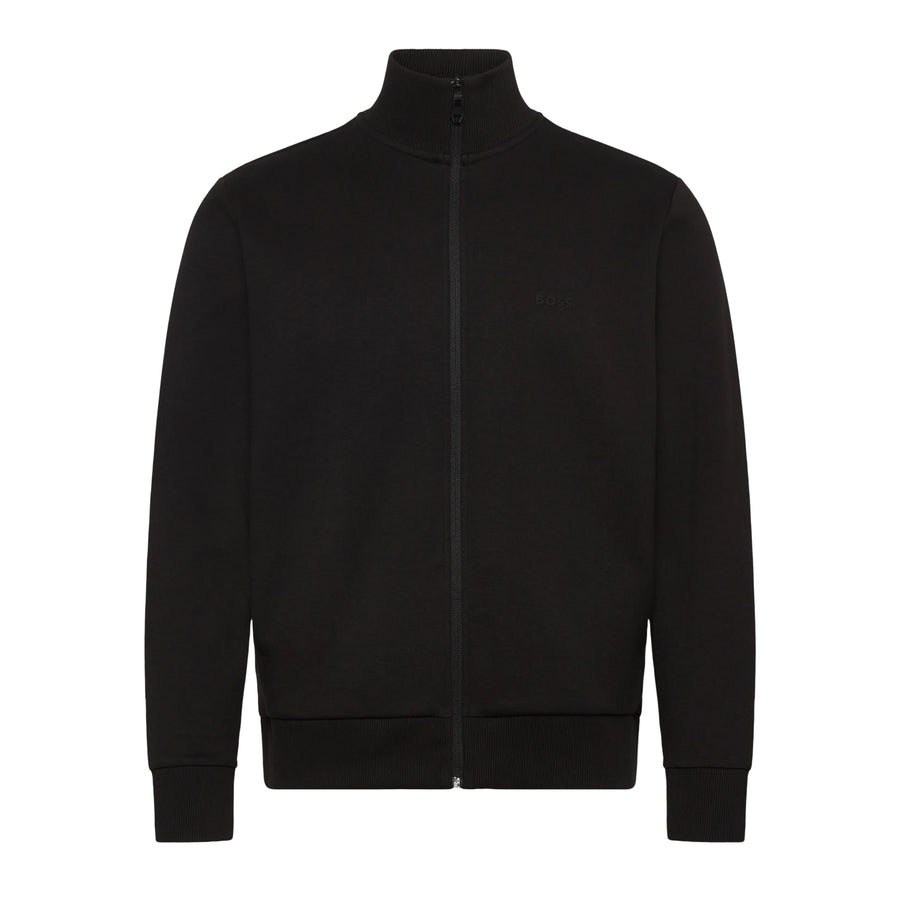 BOSS Skaz Black Zip Sweatshirt