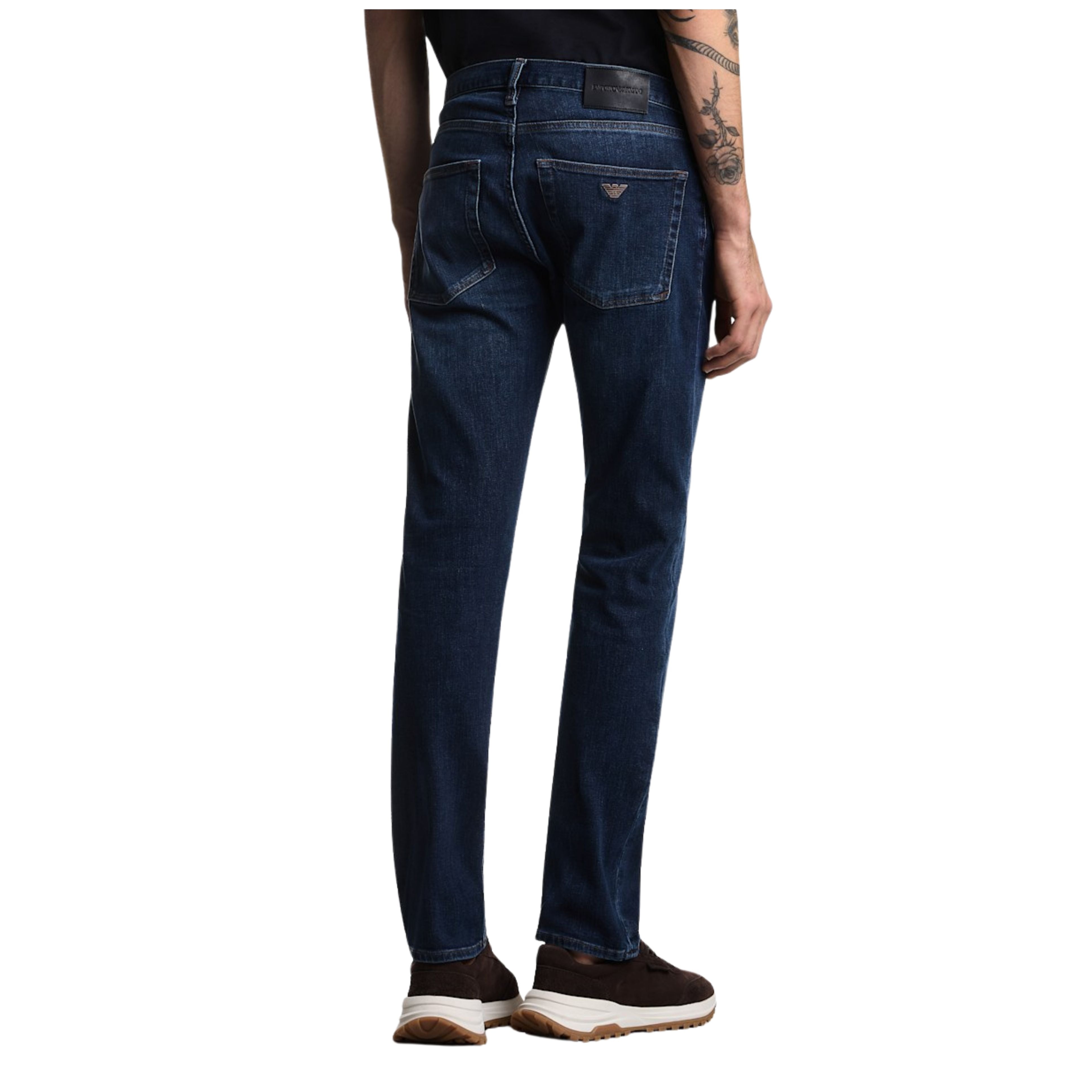 Emporio Armani J45 Regular Fit Blue Denim Jeans