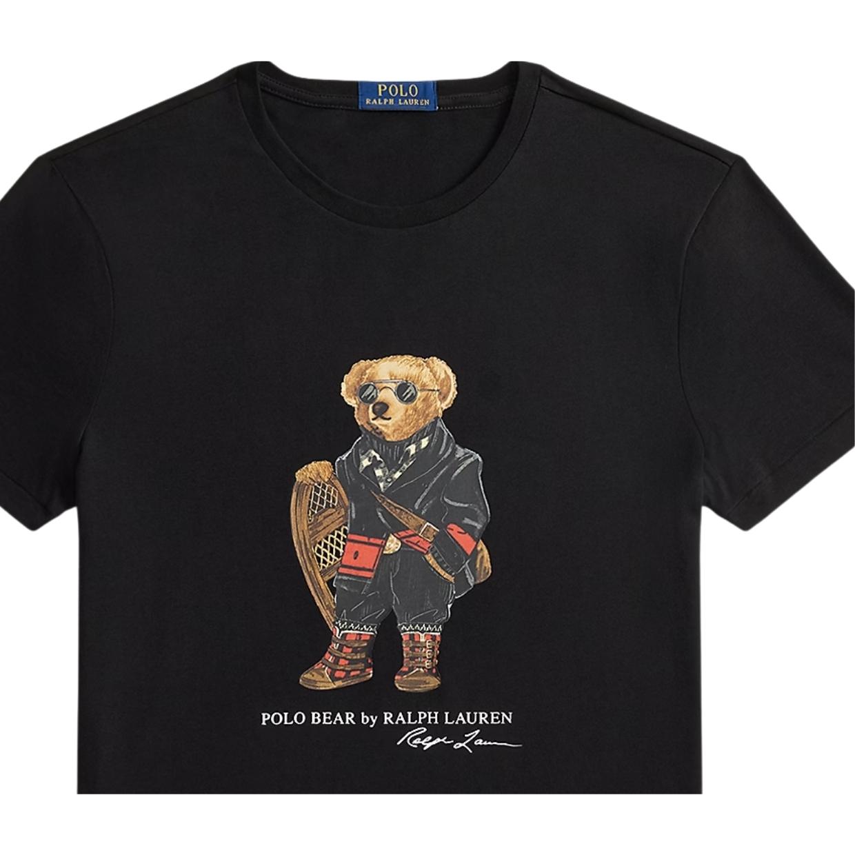 Polo Ralph Lauren Slim Fit Polo Bear Black T-Shirt