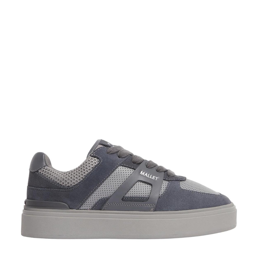 Mallet London Fenchurch Grey Trainers