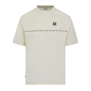Aquascutum Active Club Check Piping White T-Shirt