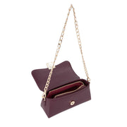 Valentino Bags Evissa Flap Prugna Shoulder Bag