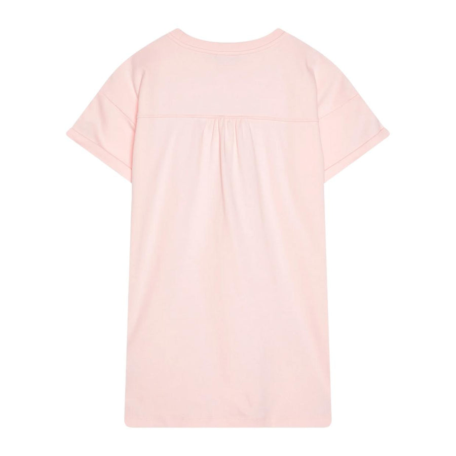 Moschino Kids Printed Logo Teddy Bear Pink Dress