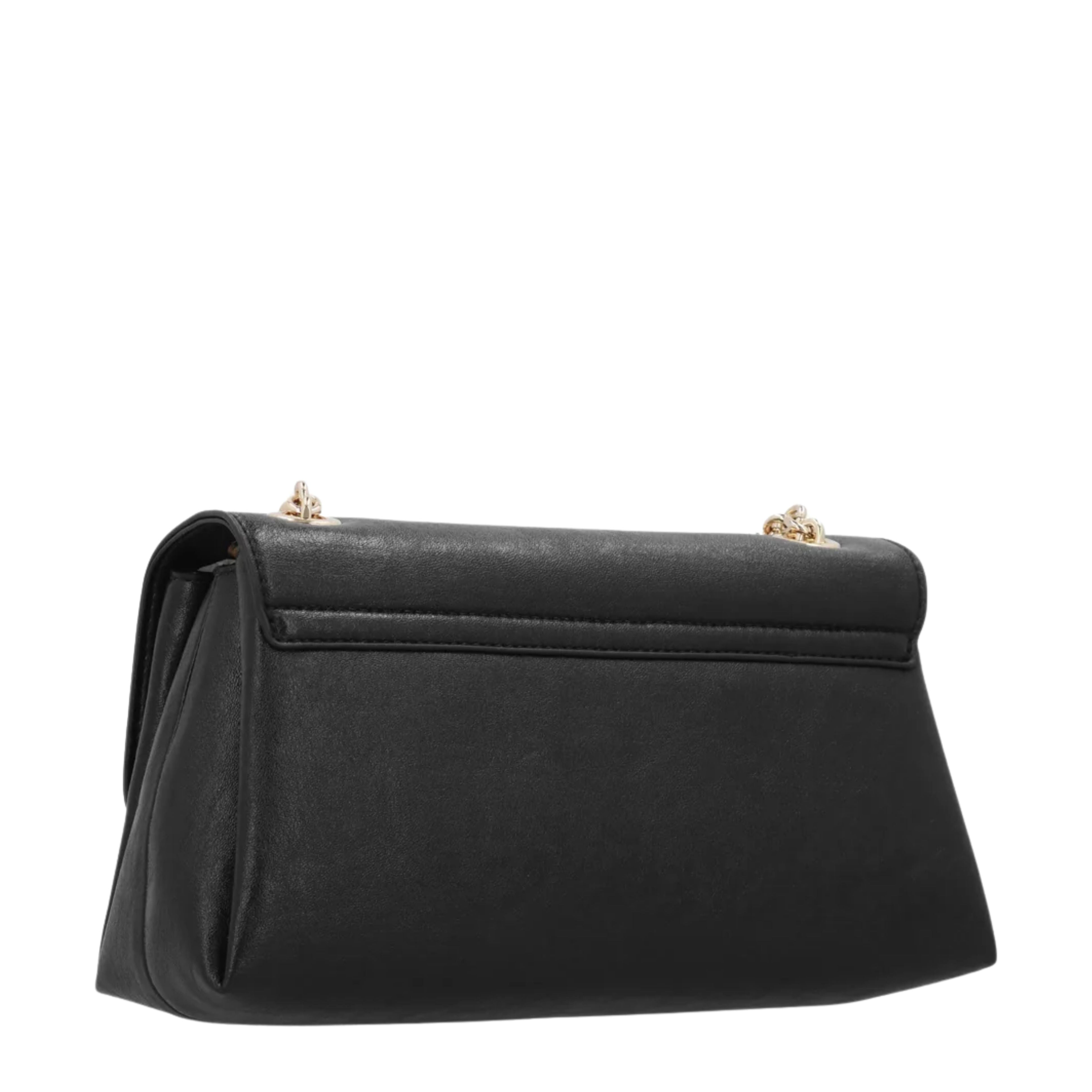Love Moschino Gold Tone Logo Black Shoulder Bag