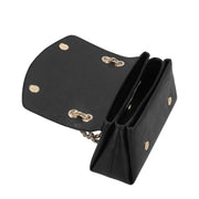 Love Moschino Gold Tone Logo Black Shoulder Bag