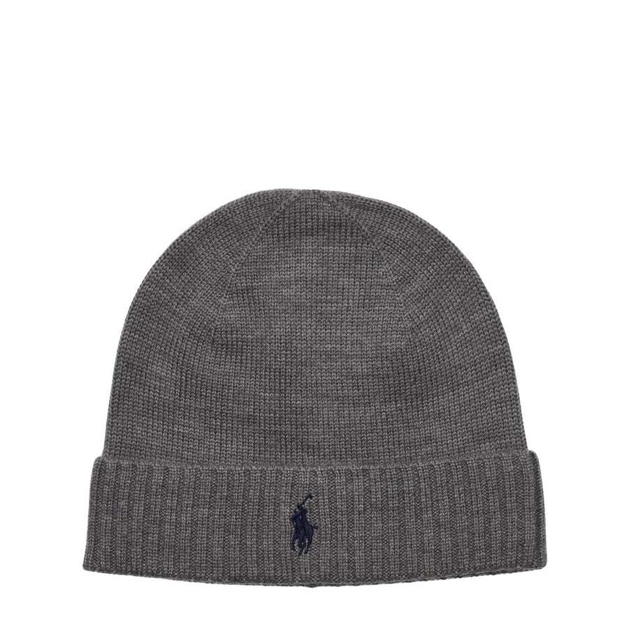 Polo Ralph Lauren Wool Polo Pony Grey Beanie
