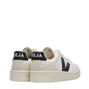 VEJA V-90 O.T. White & Black Leather Trainers