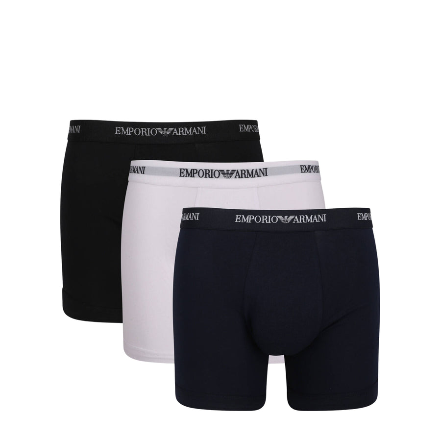 Emporio Armani Bodywear Three Pack Multi-Colour Stretch Boxer
