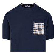 Aquascutum Active Tech Pocket Navy T-Shirt