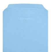 Sandbanks Relaxed Fit Double Jersey Dusty Blue Sweat T-Shirt
