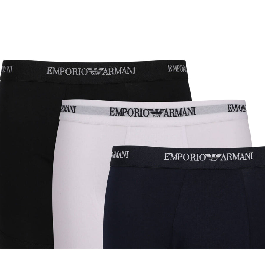 Emporio Armani Bodywear Three Pack Multi-Colour Stretch Boxer