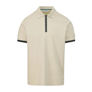 Sandbanks Silicone Zip Stone Polo Shirt