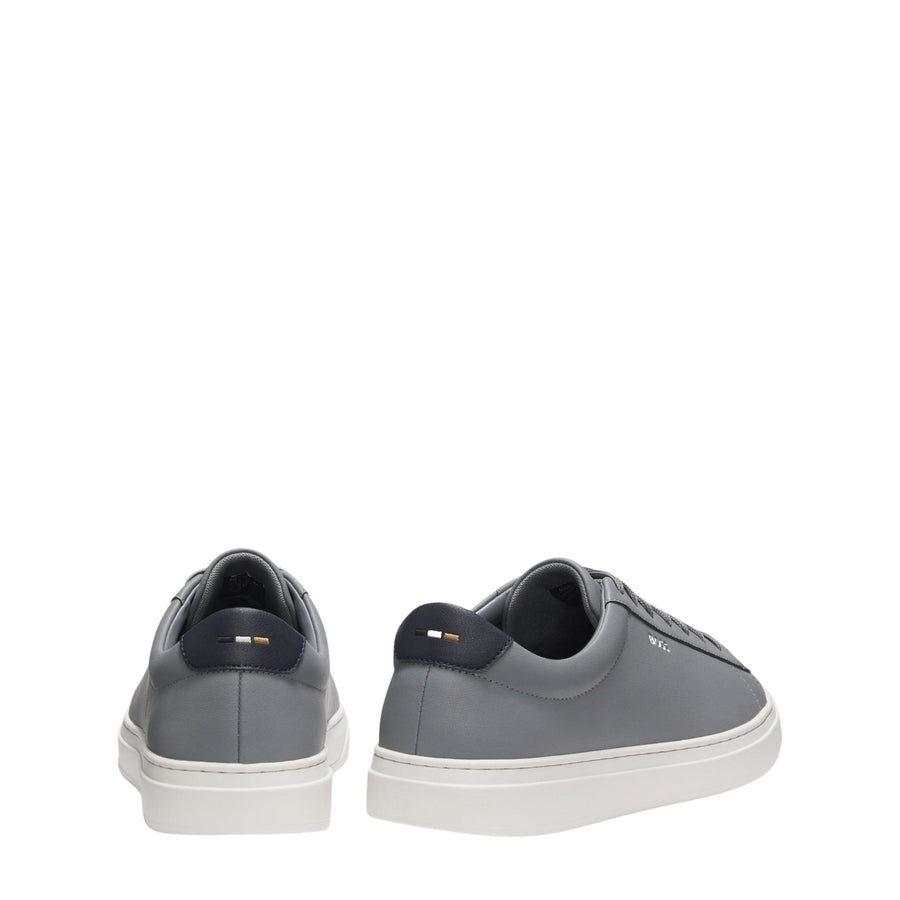 BOSS Kieran Signature Stripe Grey Cupsole Trainers