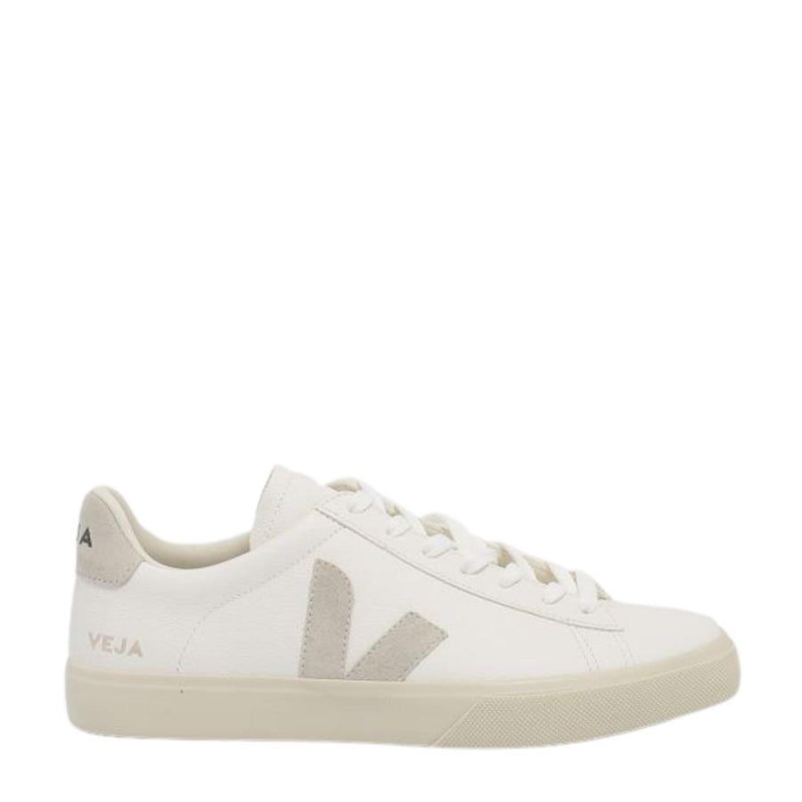 VEJA Campo Leather Extra-White Natural Suede Trainers