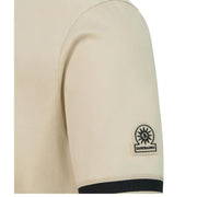 Sandbanks Silicone Zip Stone Polo Shirt