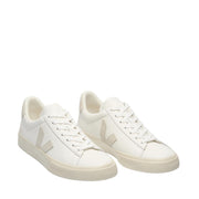 VEJA Campo Leather Extra-White Natural Suede Trainers