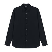 Emporio Armani Pima Cotton Long Sleeve Dark Navy Shirt