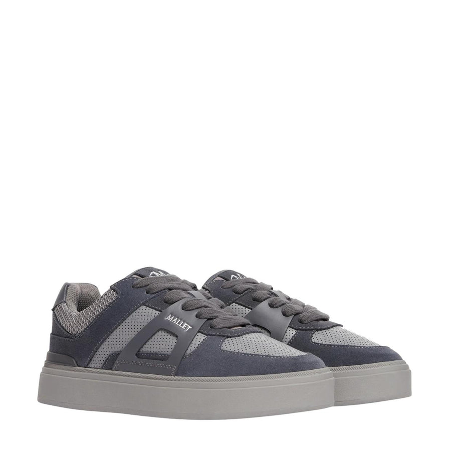Mallet London Fenchurch Grey Trainers