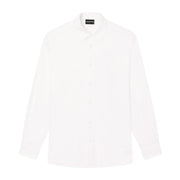 Emporio Armani Pima Cotton Long Sleeve White Shirt