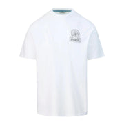 Sandbank 3D Logo Print White T-Shirt