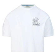 Sandbank 3D Logo Print White T-Shirt
