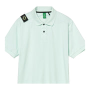 MA.STRUM Logo Badge Volt Frost Short Sleeve Polo Shirt