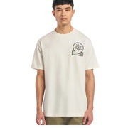 Sandbanks Raised Rubber Logo Double Jersey Off-White T-Shirt