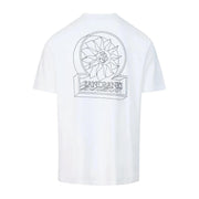 Sandbank 3D Logo Print White T-Shirt