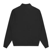 Billionaire Boys Club Logo Patch Black Half Zip Sweatshirt
