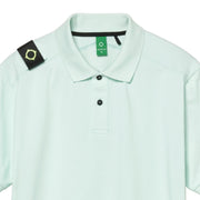MA.STRUM Logo Badge Volt Frost Short Sleeve Polo Shirt