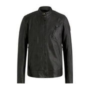 Belstaff V Racer Black Cheviot Leather Jacket