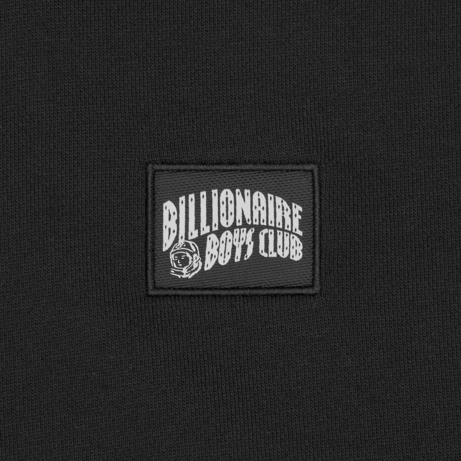 Billionaire Boys Club Logo Patch Black Half Zip Sweatshirt
